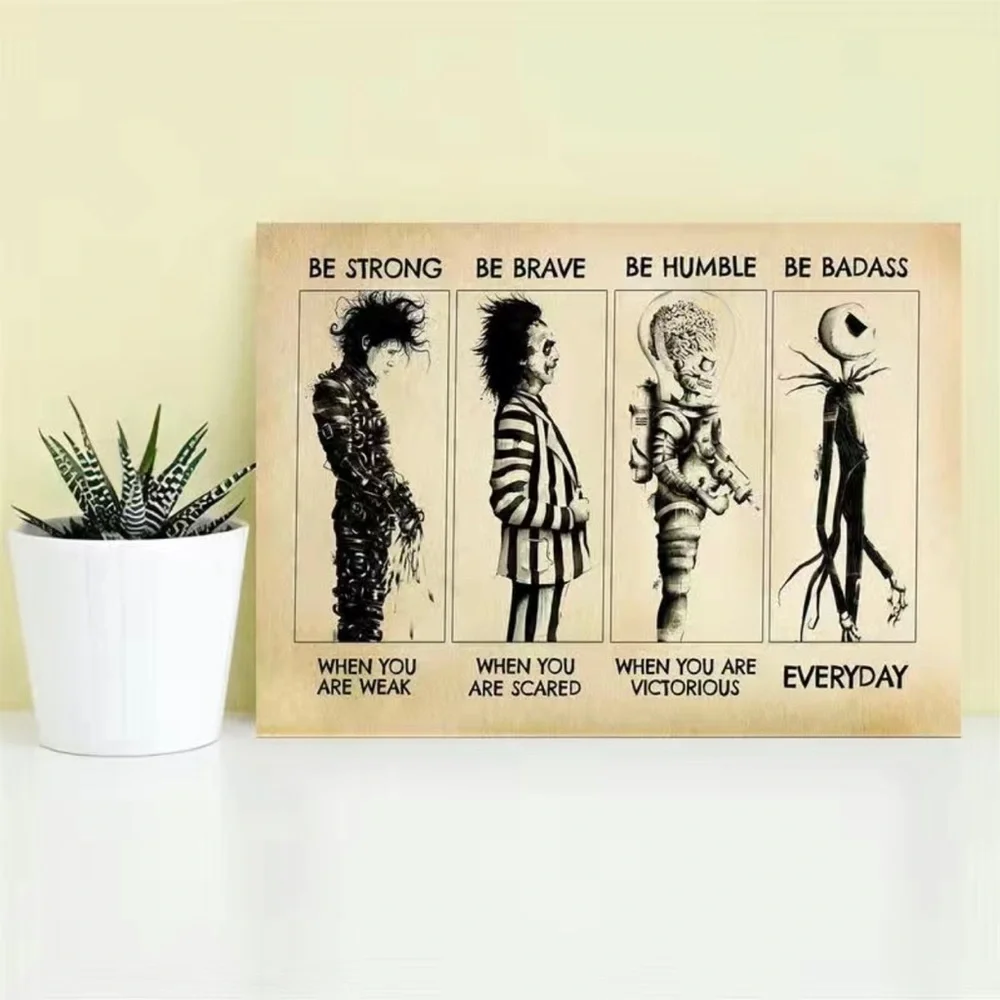 1 Pc Halloween Art Canvas Painting Print‎ 11.8x16.5inch 30x42cm Frameless